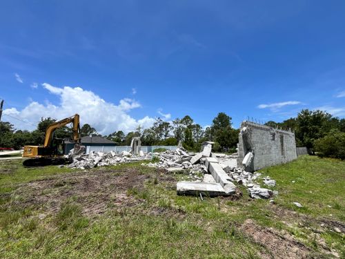 Demolition for Tomoka Site Works in Ormond Beach, FL