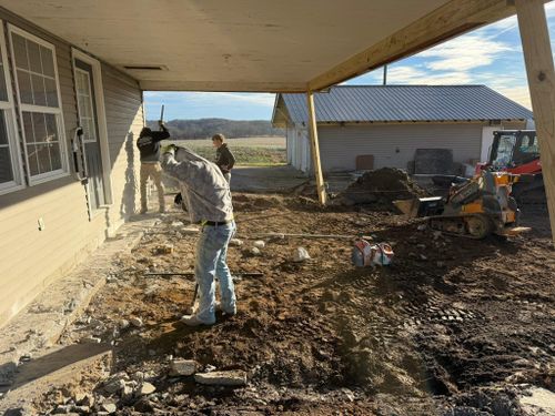 Porches, Patios, & Firepits for Whitfield Concrete Construction in Solsberry, IN