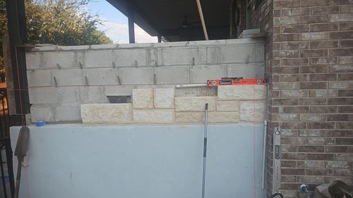 Stonework for Martin's Masonry & Landscaping in Leander, TX