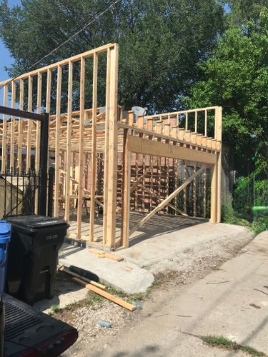 New Garage Build for Luna Dynasty Concrete in Chicago, IL