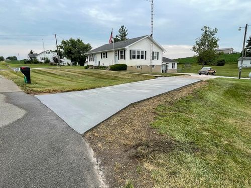 Driveway Construction for J&S Mowing & More in Huntingburg, IN