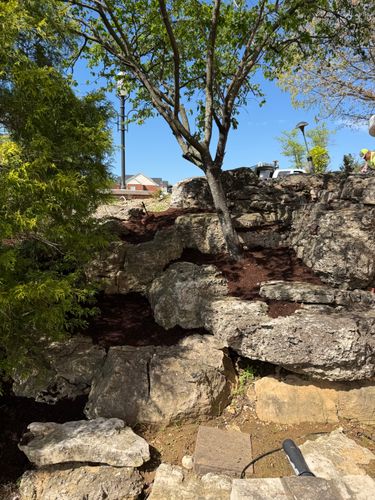 Landscape Installation for Mayfield Landscaping in Staunton, IL