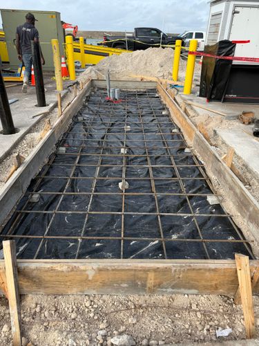 Concrete Slab Construction for Sloan's Concrete in Hilliard, FL