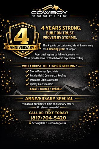  for The Cowboy Roofing in Fort Worth, TX