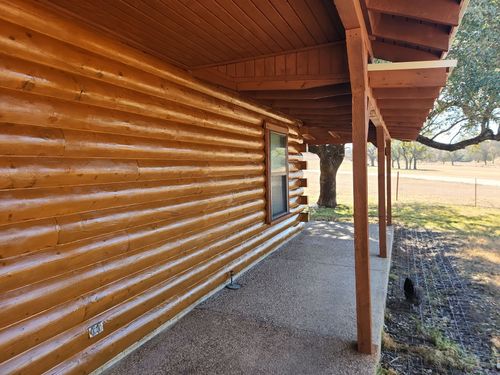 Log Home Finishing for Moss Construction in Longview, TX
