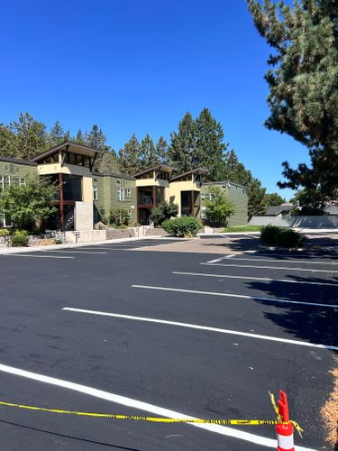 Sealcoat Installation for Pacific Sealcoating in Black Butte Ranch, OR