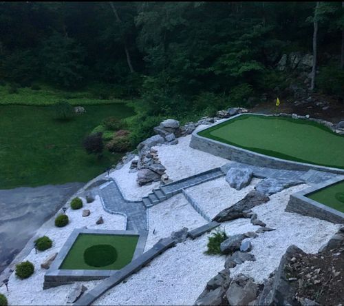 Patio Design & Construction for Outside the Grass in North Bergen, NJ