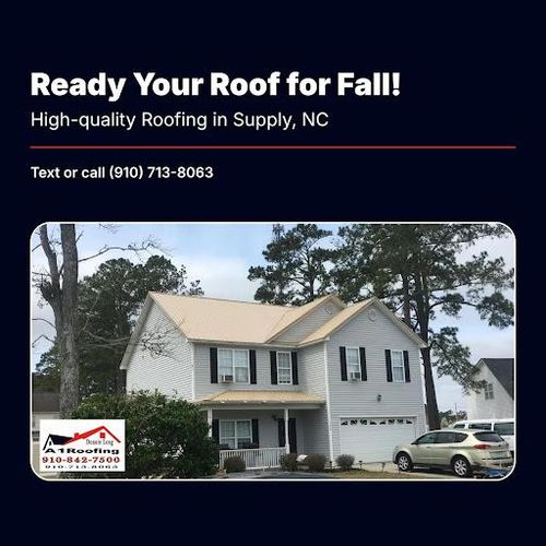 Roofing Replacement for A1 Roofing in Supply, NC