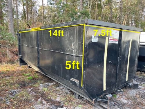 Roll Off Dumpster Rentals for RJL Dumpster Rentals & More LLC in Shallotte, NC