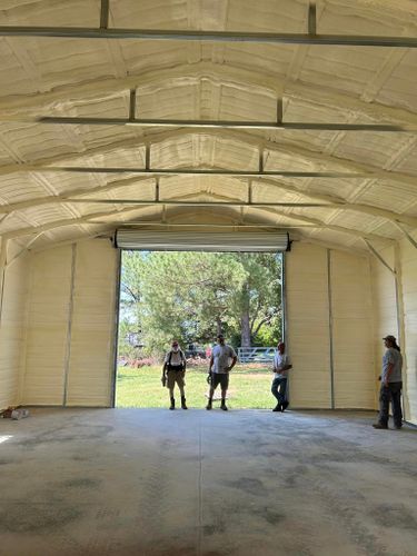 Spray Foam Metal buildings for CTE Roofing and Insulation in Dublin, GA