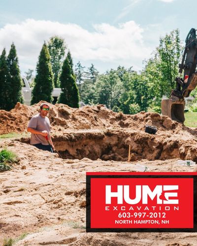 Land Grading for Hume Excavation in North Hampton, NH