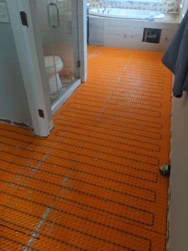 Flextherm Floor Heating for George Moncho Tile and Marble in Hope, NJ