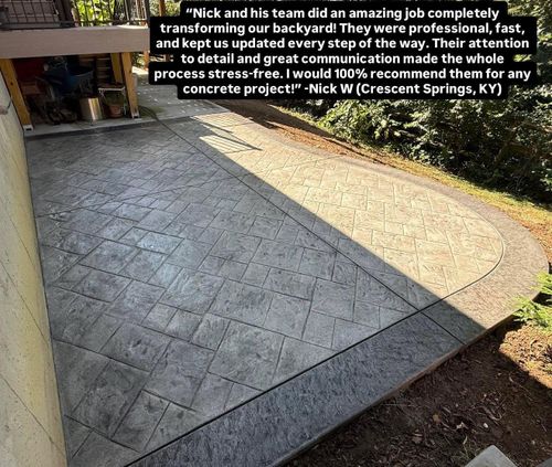 Concrete Patios & Driveways for Tanenbaum Services & Concrete in Florence, KY