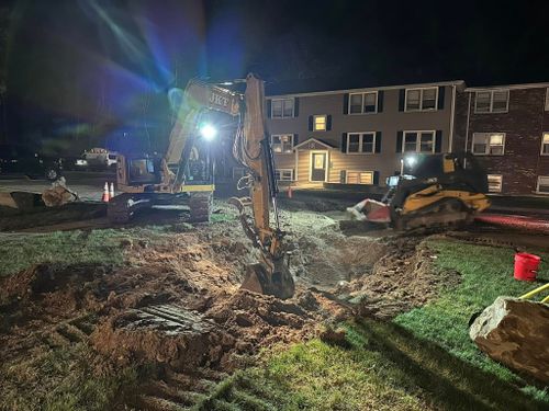 Residential Excavation for JKT Contracting in Keene, NH