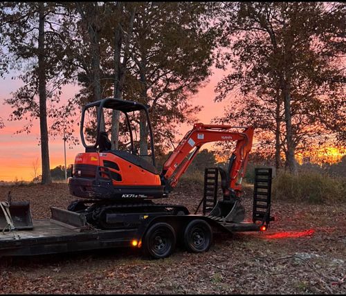 Site Preparation for Advantage Rental And Services in Youngsville, NC