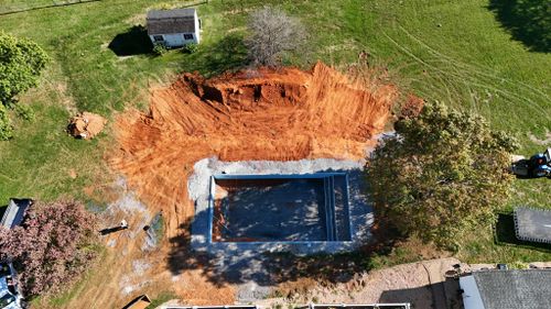 New Pool Construction for Mattox Residential Services in Augusta County, VA