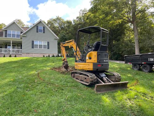 Excavation for Simmons Brothers Investments in Pounding Mill, VA