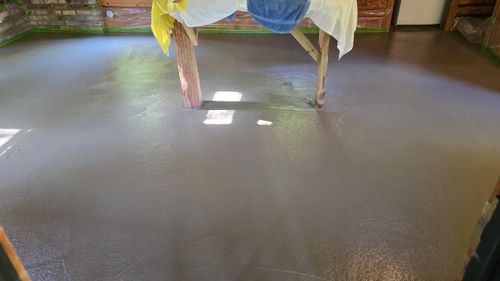 Colored Textured Concrete for J&J Masonry and Concrete in Escanana, MI