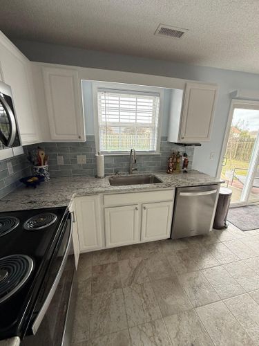 Kitchen and Cabinet Refinishing for Pro-Splatter in Wilmington, NC