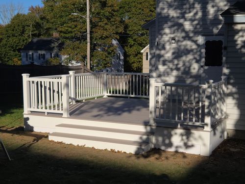 Deck Construction for Tuplin and Sons  in Braintree, MA