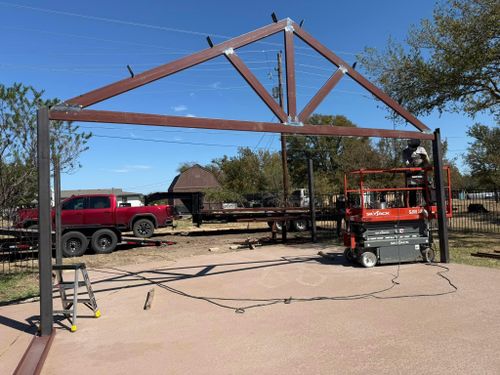 Metal Building Welding and Fabricating for BCS Metal Construction LLC in Springtown, TX