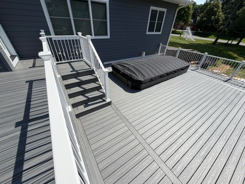 Composite Decking for RBM Construction Inc. in Eau Claire, WI