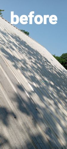 Metal Roof Restoration for Second Chance Painting  in McMinnville, TN