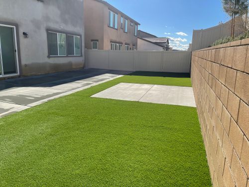 Artificial Turf Installation for Aidan Jade Landscaping in Riverside County, CA