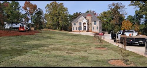 Sod & Irrigation Installation for D&D Unlimited Landscaping in Hartwell, GA