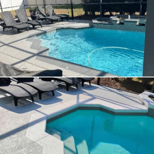 Before / After for American Acrylic Concrete Coatings in Longwood, FL
