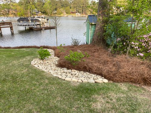 Mulch Installation for Jonathan landscaping in Lexington, South Carolina