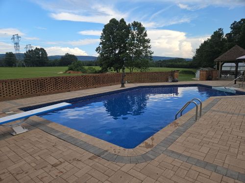 New Pool Construction for Mattox Residential Services in Augusta County, VA