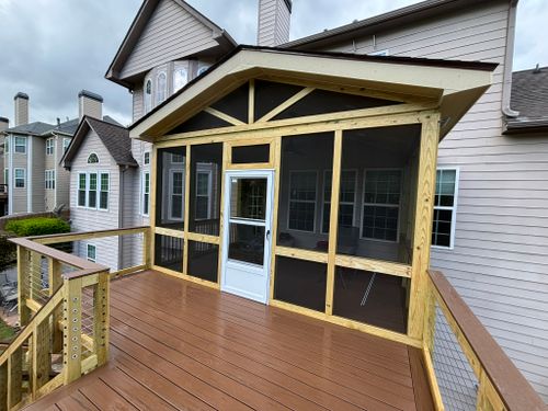 Custom Decks for CSC Carpentry LLC in Alpharetta, GA