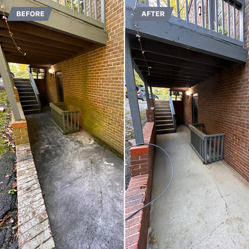 Driveway and Sidewalk Cleaning/Sealing for LeafTide Solutions in Richmond, VA
