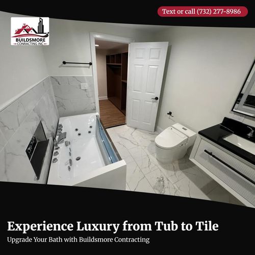 Bathroom Remodeling for Buildsmore Contracting Inc in East Windsor Township, NJ