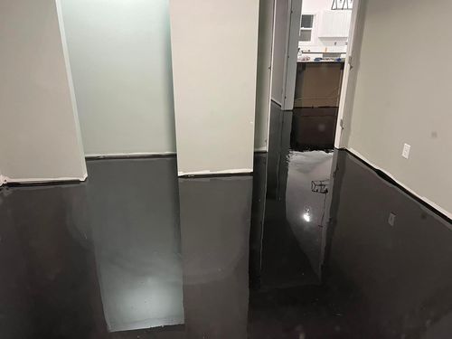 Epoxy, Overlay, & Mixed Media Projects for Whitfield Concrete Construction in Solsberry, IN