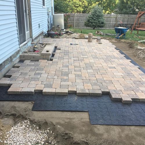 Patio Design & Construction for Bakey's Concrete and Excavating in Latrobe, PA