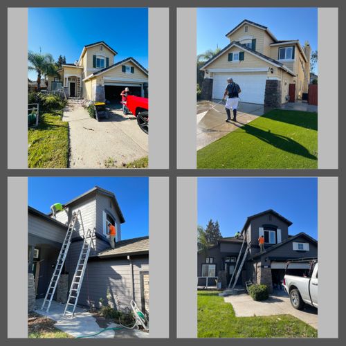 Exterior Painting for Premier Property Solutions in Manteca, CA