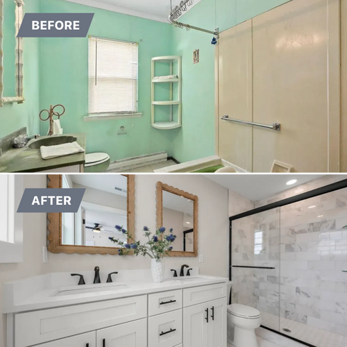Before and Afters for Legacy Remodeling in Margate, NJ