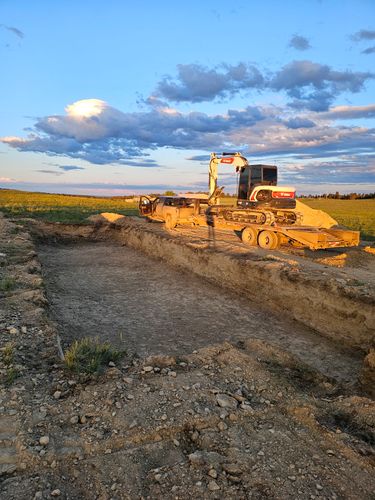 Excavation and new septic systems for Blue Mountain Construction in Roundup, MT