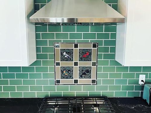 Custom tile backsplash for Cincinnati Custom Remodel LLC in Cincinnati, OH