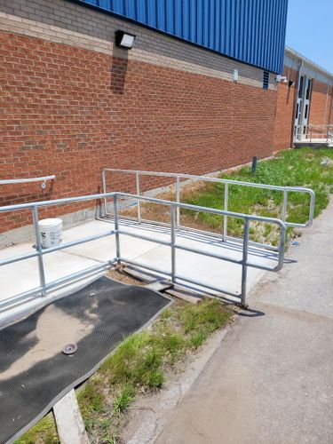 Structural Stair and Rail Erecting for Simpson Steel Services LLC in Archdale, NC