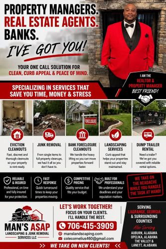  for Man's Asap Landscaping and Handyman Services LLC in Lagrange, GA