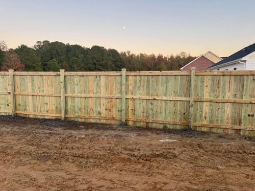 Wood Privacy for 4 In The Fire Fencing LLC in Darlington, SC