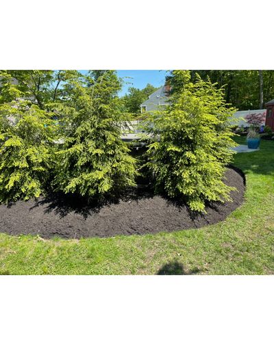 Mulch and Rock Installation for B&L Management LLC in East Windsor, CT