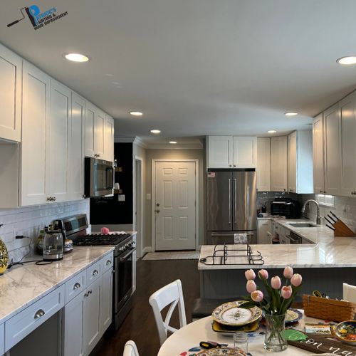 Kitchen Cabinet Painting for Patrick's Painting & Home Improvement in Alexandria, VA
