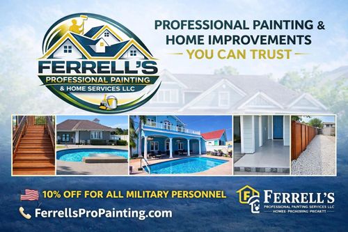 Renovations for Ferrell’s Professional Painting & Home Services LLC in Panama City Beach, FL