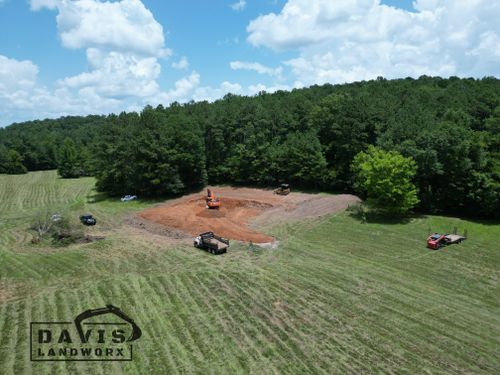 Excavation for Davis Landworx in Clanton,  AL