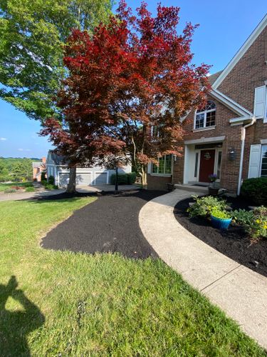 Mulching for Castle JR Landscaping & Painting LLC in Cincinnati, OH