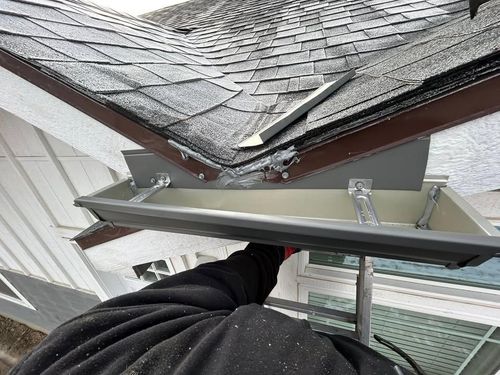 Zinc Gutter Installation  for The Gutter Man Seamless in Kearney, NE